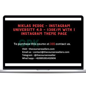 Niklas Pedde - Instagram University 4.0 - $30K per m With 1 Instagram Theme Page