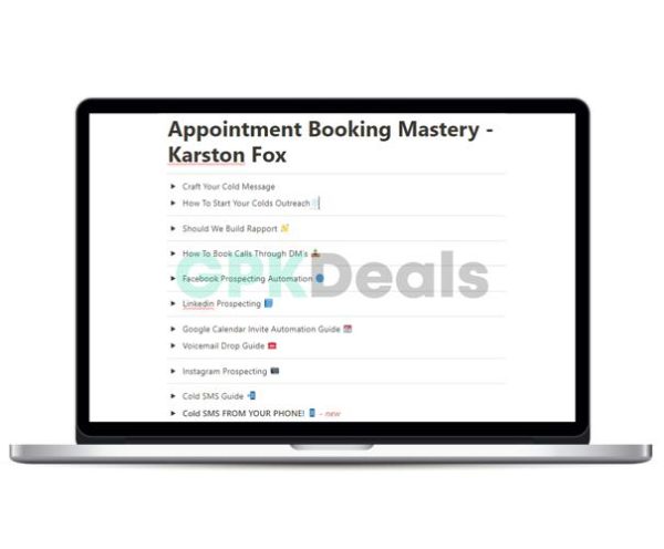 Karston Fox - Appointment Booking Mastery