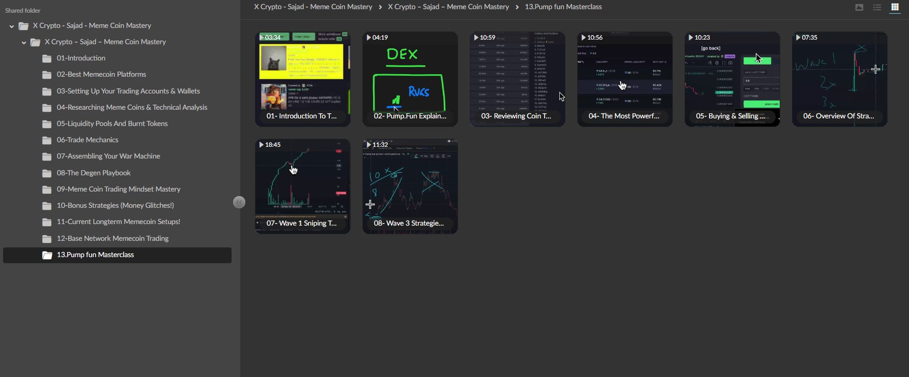 X Crypto - Sajad - Meme Coin Mastery Updated Proof