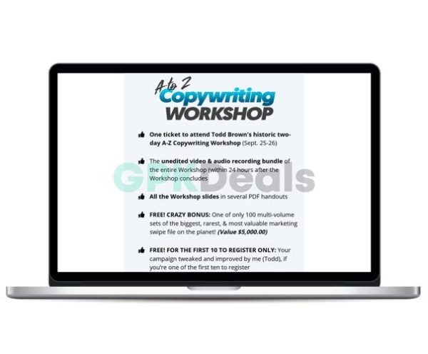 Todd Brown - A-Z Copywriting Workshop